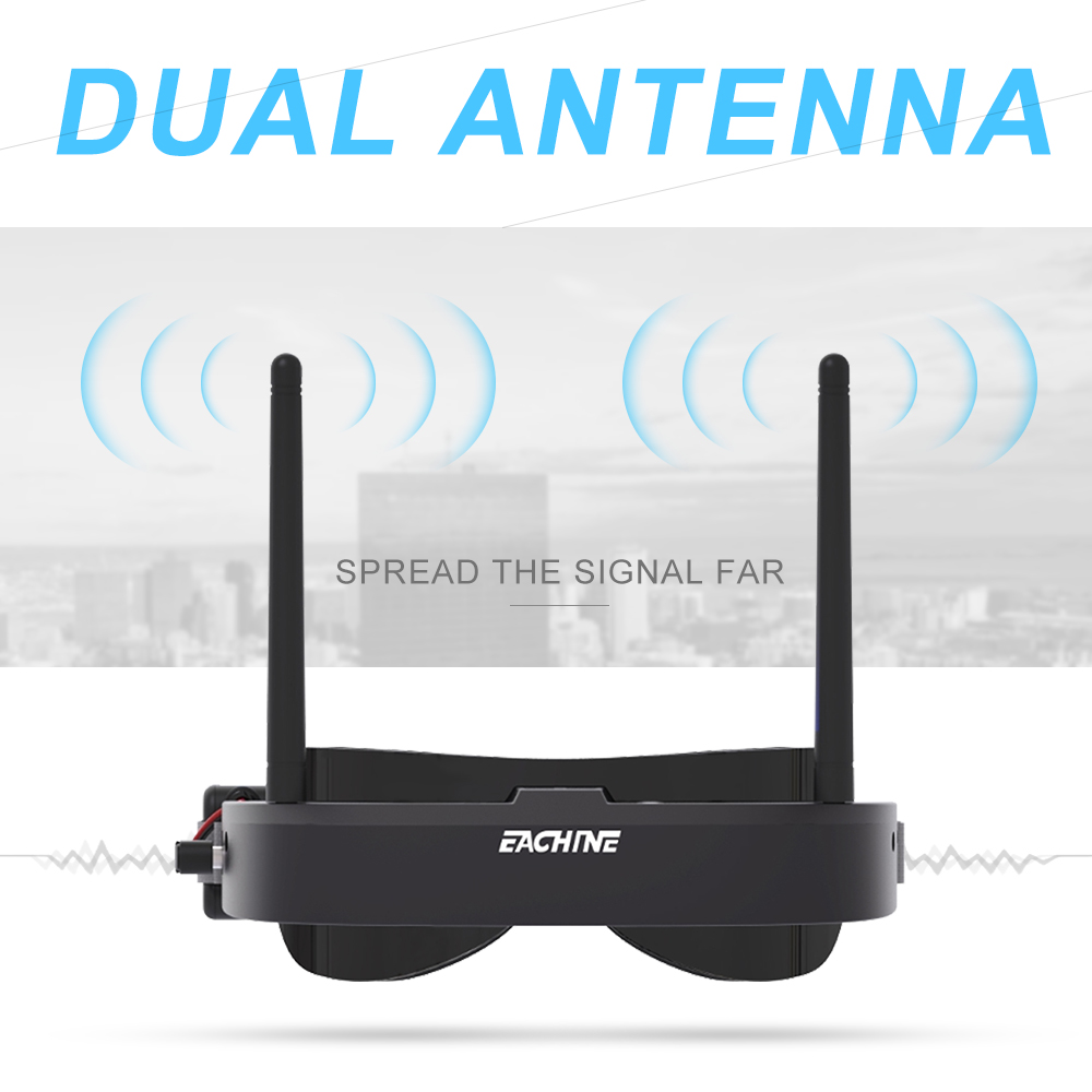 Gafas Eachine EV100 720*540 5, - Skyzone Cobra X V2 Fpv Goggles reseña y precio
